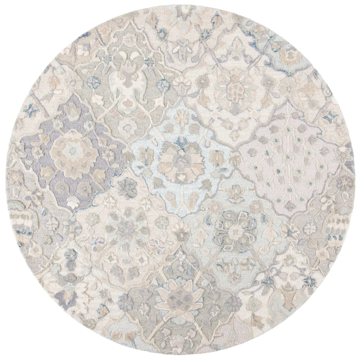 Safavieh Glamour 6'-0" x 6'-0" Rug in Grey / Blue