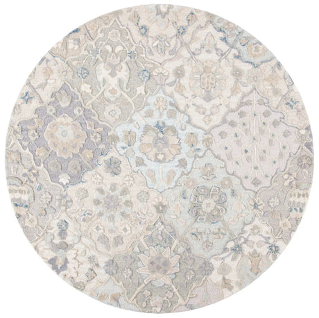 Safavieh Glamour 6'-0" x 6'-0" Rug in Grey / Blue