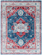 Safavieh Brentwood 10'-0" x 13'-0" Rug in Navy / Red
