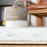 Safavieh Tulum 4'-0" x 6'-0" Rug in Ivory / Teal