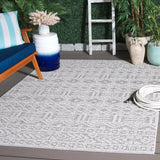 Safavieh Martha Stewart Global 4'-0" x 6'-0" Rug in Grey / Light Grey