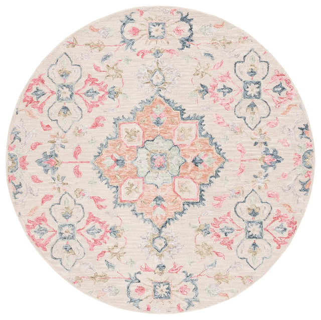 Safavieh Metro 6'-0" x 6'-0" Rug in Beige / Rust