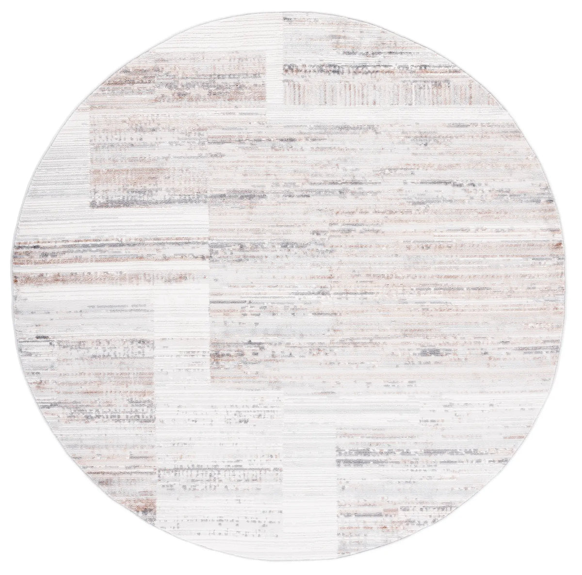 Safavieh Shivan 100 6'-7" x 6'-7" Rug in Ivory / Grey