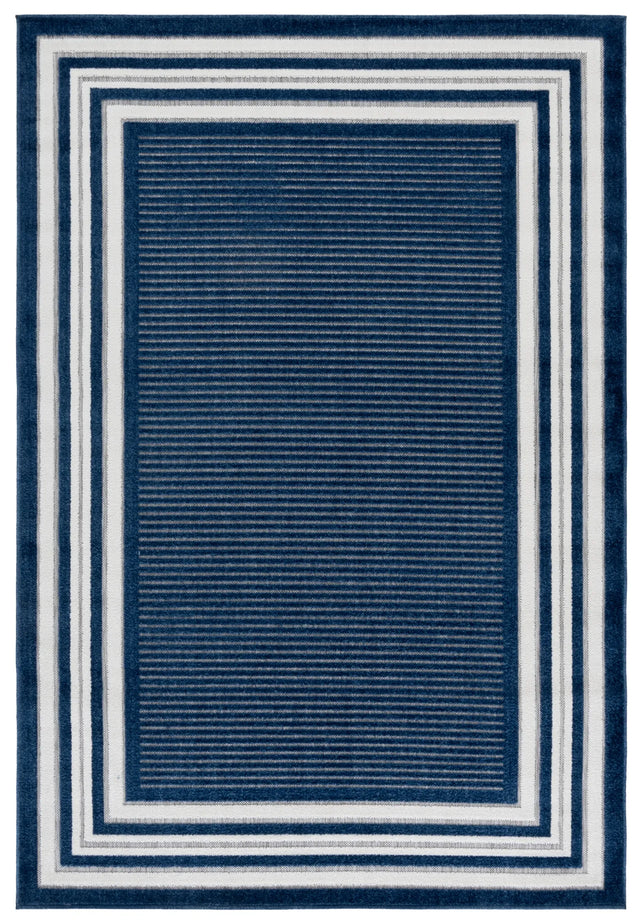 Safavieh Cabana 4'-5" x 6'-5" Rug in Blue / Ivory