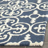 Safavieh Cambridge 2'-6" x 10'-0" Rug in Navy / Ivory