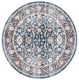 Safavieh Olympia 6'-0" x 6'-0" Rug in Navy / Ivory