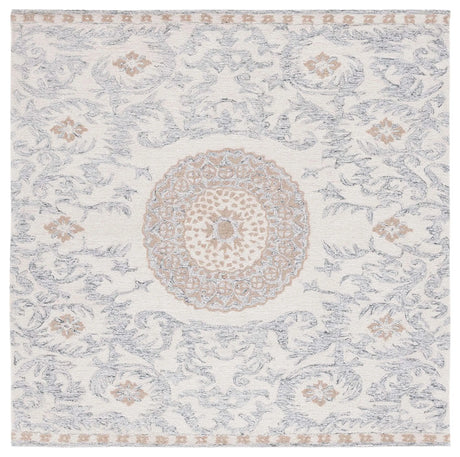 Safavieh Marquee 6'-0" x 6'-0" Rug in Beige / Grey