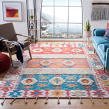 Safavieh Saffron 8'-0" x 10'-0" Rug in Rust / Beige
