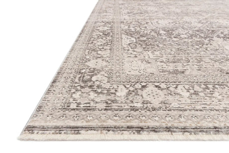 Loloi Homage Hom-04 Ivory/Grey Rugs - rug corner