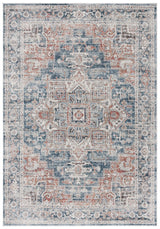 Safavieh Vintage Tabriz 4'-0" x 6'-0" Rug in Blue / Rust