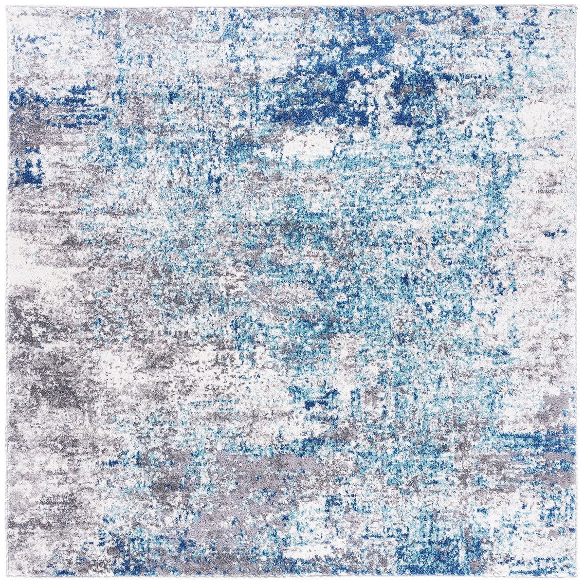 Safavieh Aston 6'-7" x 6'-7" Rug in Light Blue / Grey