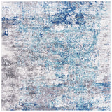 Safavieh Aston 6'-7" x 6'-7" Rug in Light Blue / Grey