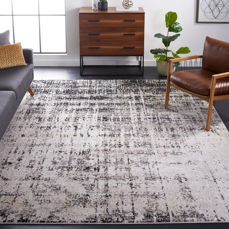 Safavieh Adirondack 10'-0" x 14'-0" Rug in Silver / Black