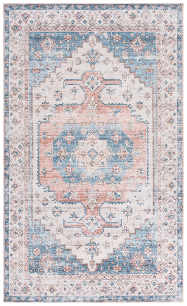 Safavieh Arizona 4'-0" x 6'-0" Rug in Beige / Light Blue