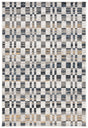 Safavieh Pyramid 4'-5" x 6'-5" Rug in Ivory / Grey Navy