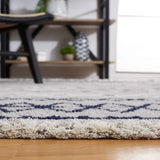 Safavieh Marrakesh 4'-0" x 6'-0" Rug in Grey / Navy