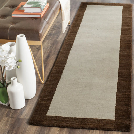 Safavieh Himalaya 2'-3" x 10'-0" Rug in Beige / Dark Brown