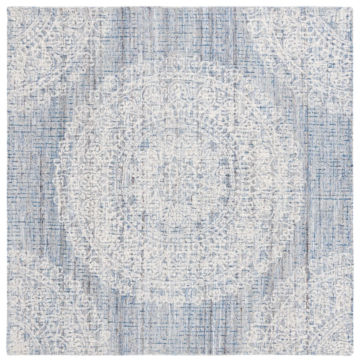Safavieh Ebony 6'-0" x 6'-0" Rug in Blue / Ivory