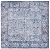Safavieh Tucson 6'-0" x 6'-0" Rug in Aqua / Pink