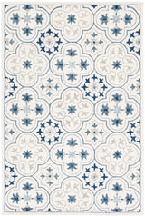 Safavieh Micro-Loop 4'-0" x 6'-0" Rug in Ivory / Sage