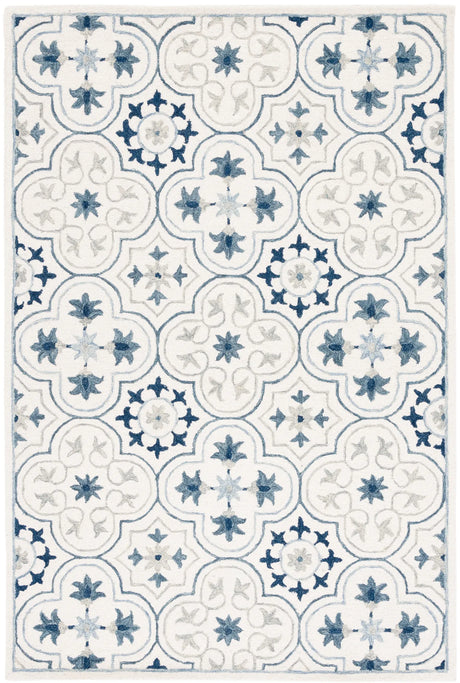 Safavieh Micro-Loop 4'-0" x 6'-0" Rug in Ivory / Sage