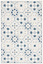 Safavieh Micro-Loop 4'-0" x 6'-0" Rug in Ivory / Sage
