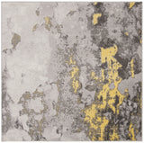 Safavieh Adirondack 6'-0" x 6'-0" Rug in Grey / Yellow