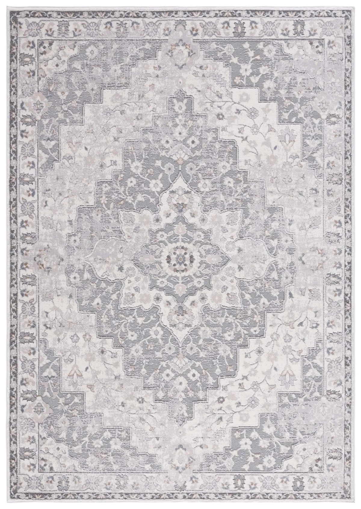 Safavieh Eternal 4'-0" x 6'-0" Rug in Grey / Ivory