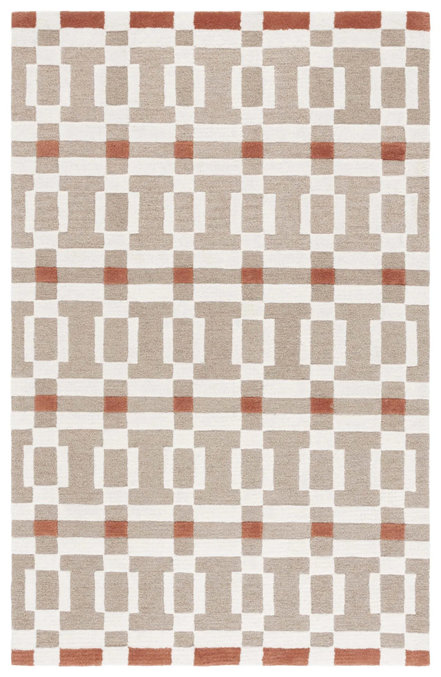 Safavieh Genre 4'-0" x 6'-0" Rug in Ivory / Beige