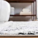 Safavieh Moroccan Tassel Shag 4'-0" x 6'-0" Rug in Ivory / Grey