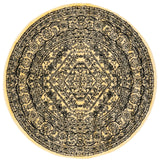 Safavieh Adirondack 4'-0" x 4'-0" Rug in Gold / Black