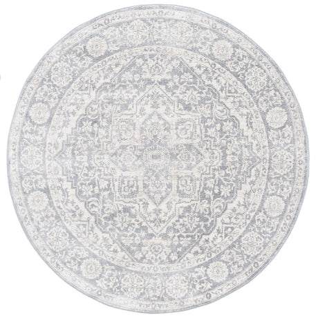 Safavieh Brentwood 10'-0" x 10'-0" Rug in Light Grey / Ivory