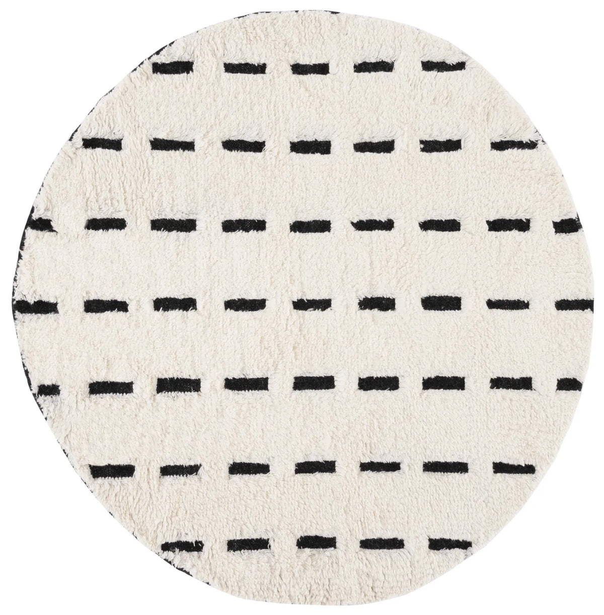 Safavieh Casablanca 6'-0" x 6'-0" Rug in Black / Ivory