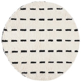 Safavieh Casablanca 6'-0" x 6'-0" Rug in Black / Ivory