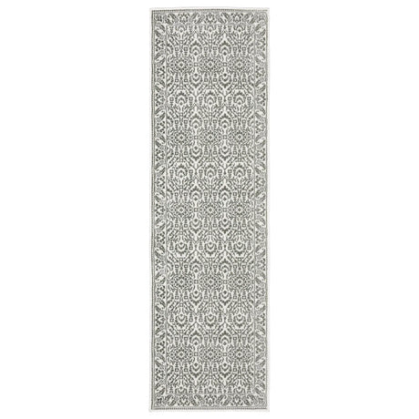Oriental Weavers Montecito 2062H Grey/ White Rug - runner