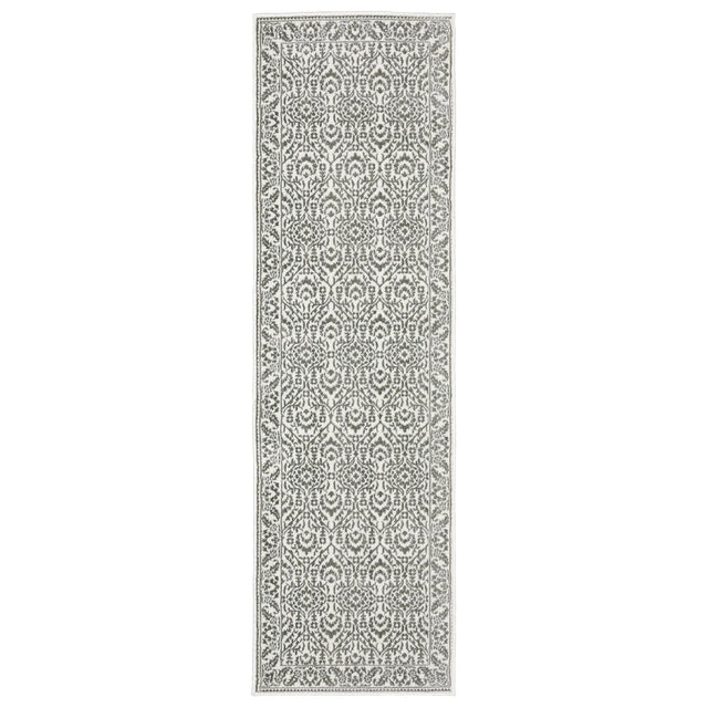 Oriental Weavers Montecito 2062H Grey/ White Rug - runner