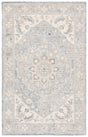Safavieh Metro 4'-0" x 6'-0" Rug in Light Grey / Ivory