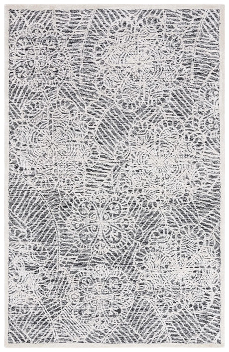 Safavieh Precious 4'-0" x 6'-0" Rug in Black / Ivory