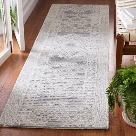 Safavieh Abstract 2'-3" x 9'-0" Rug in Light Blue / Ivory