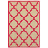 Oriental Weavers Sphinx Cayman 660P9 Sand / Pink Rugs - main flat