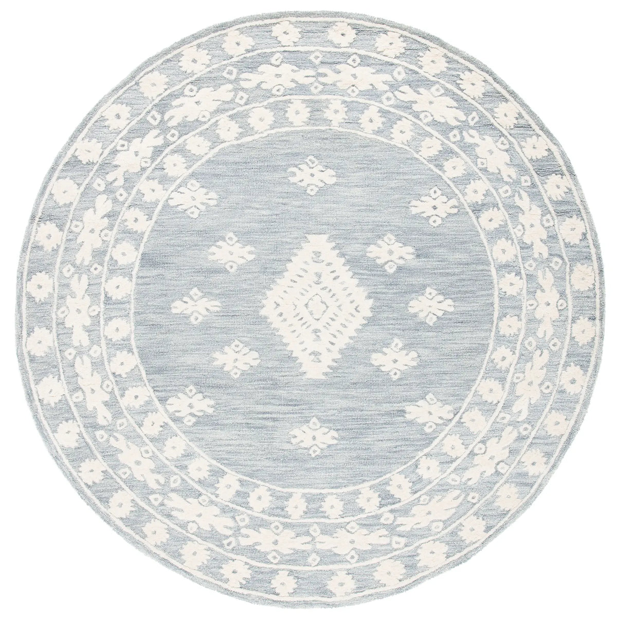 Safavieh Aspen 7'-0" x 7'-0" Rug in Light Grey / Ivory