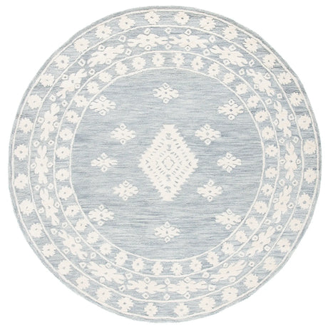 Safavieh Aspen 7'-0" x 7'-0" Rug in Light Grey / Ivory