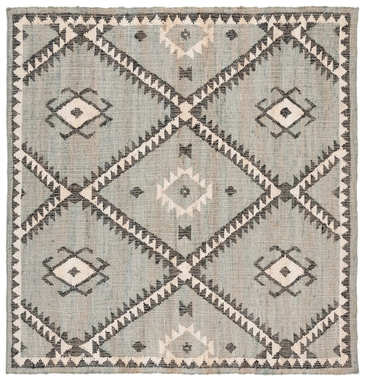 Safavieh Kilim 7'-0" x 7'-0" Rug in Blue / Black