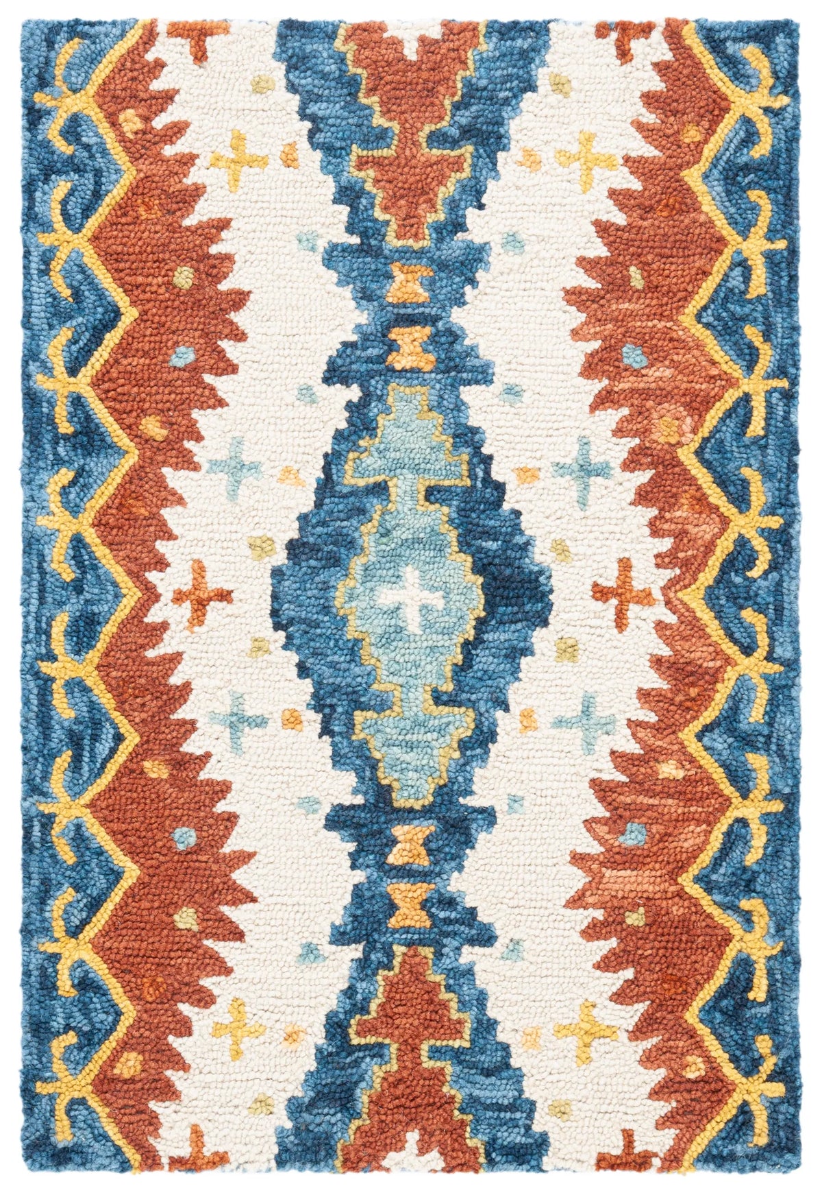 Safavieh Aspen 2'-0" x 3'-0" Rug in Ivory / Blue