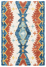 Safavieh Aspen 2'-0" x 3'-0" Rug in Ivory / Blue