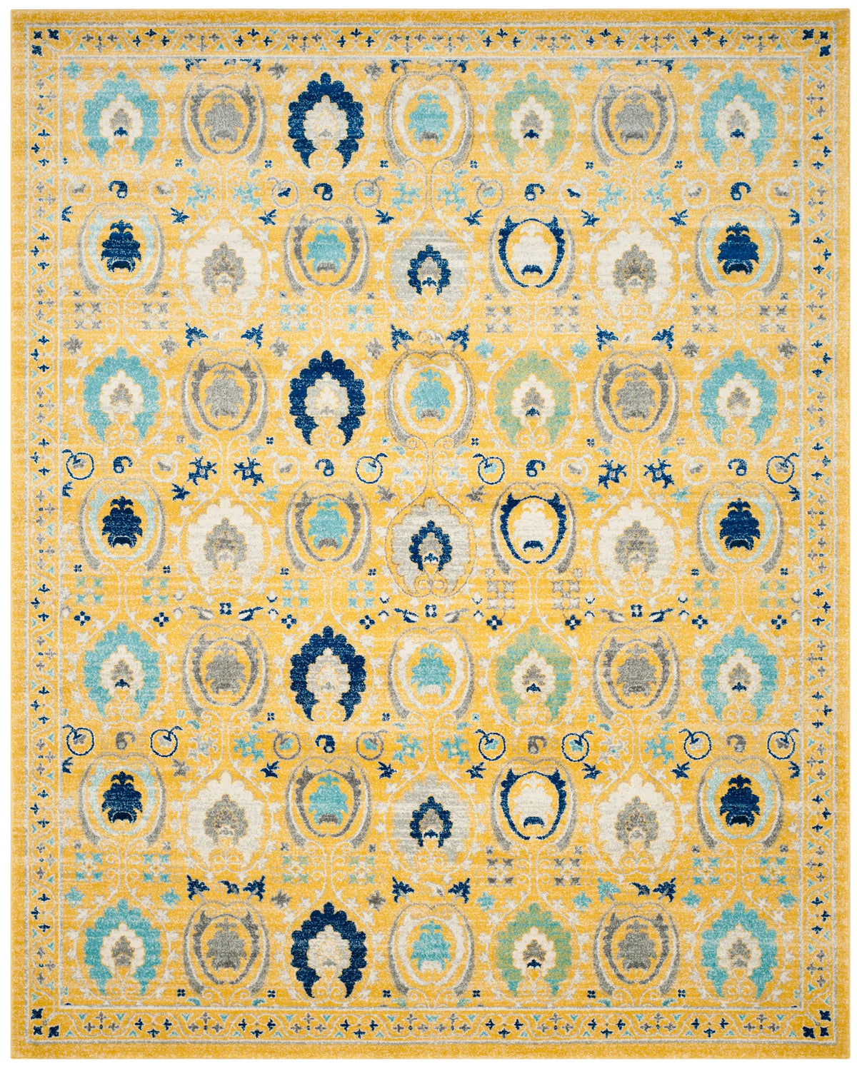 Safavieh Evoke 10'-0" x 14'-0" Rug in Gold / Ivory
