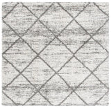 Safavieh Hudson Shag 7'-0" x 7'-0" Rug in Grey / Beige