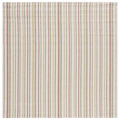 Safavieh Courtyard 6'-7" x 6'-7" Rug in Beige / Rust Yellow