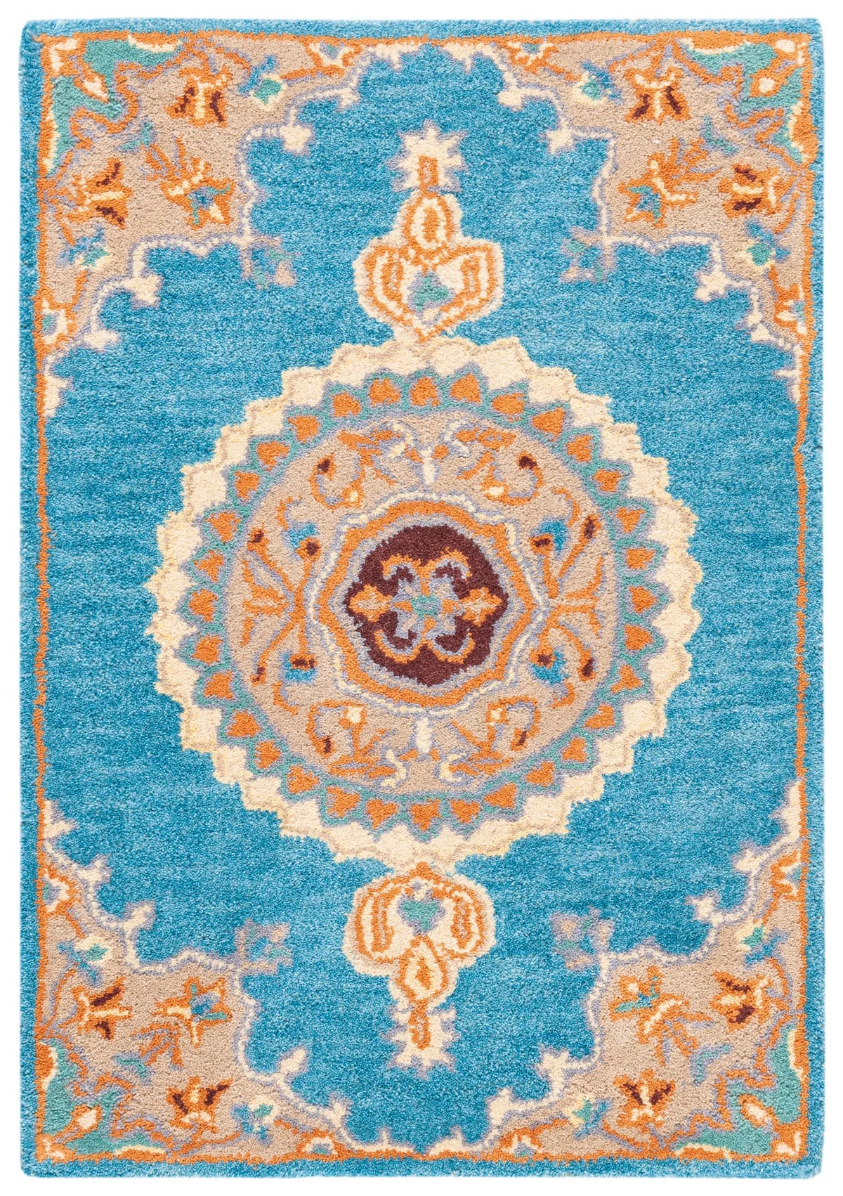 Safavieh Heritage 2'-0" x 3'-0" Rug in Blue / Beige