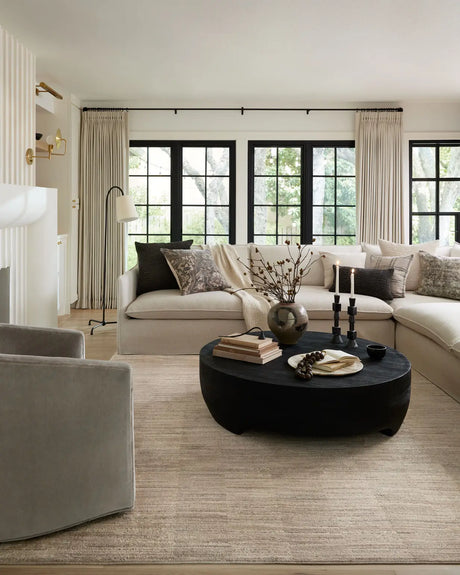 Loloi Arden Ard-01 Natural/Pebble Rug - room scene 1